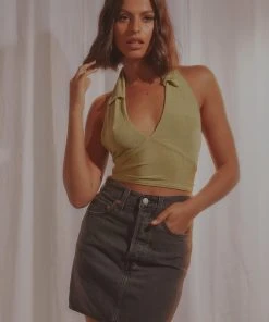 Levi's Ribcage Skirt - Washed Noir Black