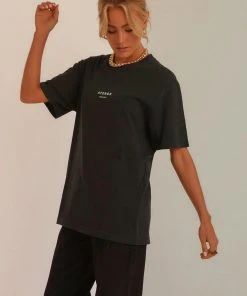 Afends New & Most Loved Premium Organic Unisex Rettro Fit Tee - Black