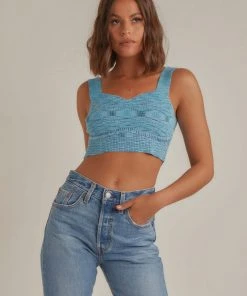 Peppermayo New & Most Loved On The Coast Knit Crop - Blue 9 Peppermayo New & Most Loved On The Coast Knit Crop - Blue