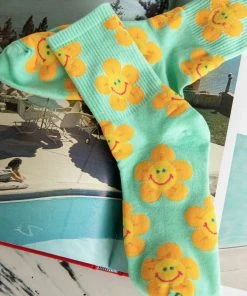 Peppermayo Summer Sundays Socks - Green New & Most Loved