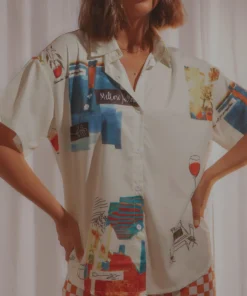 Peppermayo New Tops Cabo Nights Shirt - Multi 9 Peppermayo New Tops Cabo Nights Shirt - Multi