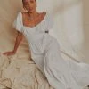 National Breast Cancer Foundation X Peppermayo Europe Local Linen Maxi Dress - White 2 National Breast Cancer Foundation X Peppermayo Europe Local Linen Maxi Dress - White
