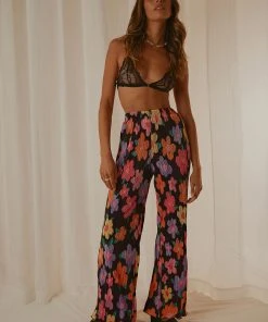 Peppermayo Exclusive 90s Muse Pants - Noir Bloom 12 Peppermayo Exclusive 90s Muse Pants - Noir Bloom