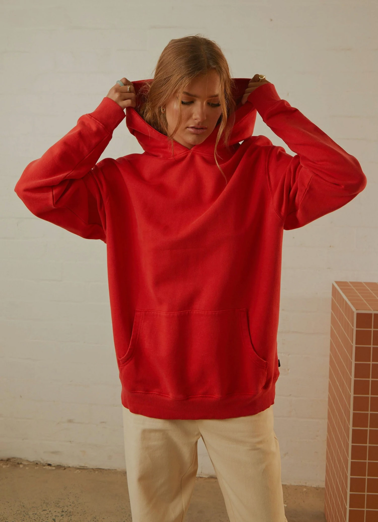 Rolla's Coca Cola Hoodie - Coke Red 3 Rolla's Coca Cola Hoodie - Coke Red