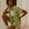 Peppermayo Exclusive Seventies Groove Shirt - Lime Warp Check New & Most Loved 1 Peppermayo Exclusive Seventies Groove Shirt - Lime Warp Check New & Most Loved