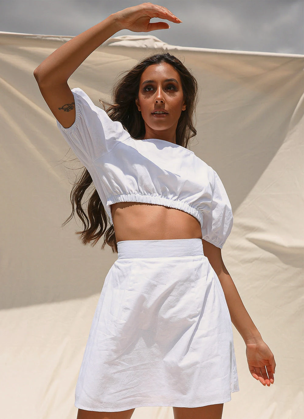 Peppermayo Best Of Us Mini Skirt - White New & Most Loved 5 Peppermayo Best Of Us Mini Skirt - White New & Most Loved