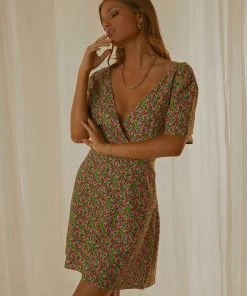 Cools Club Party Mini Dress - Floral Punch
