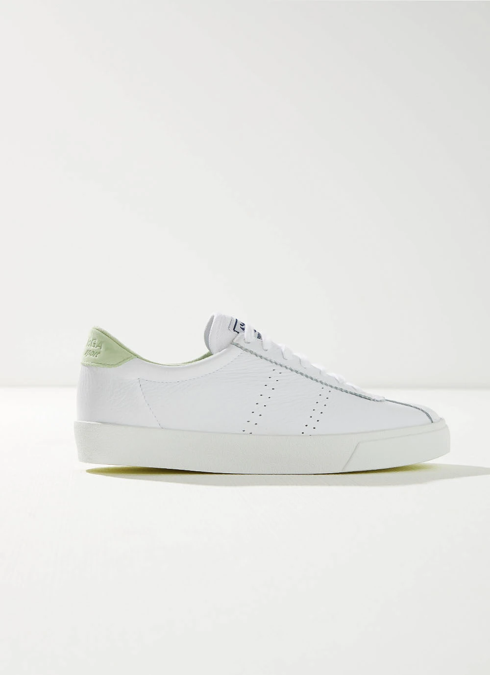 Superga 2843 Clubs Sneaker - A0F White/Green 6 Superga 2843 Clubs Sneaker - A0F White/Green