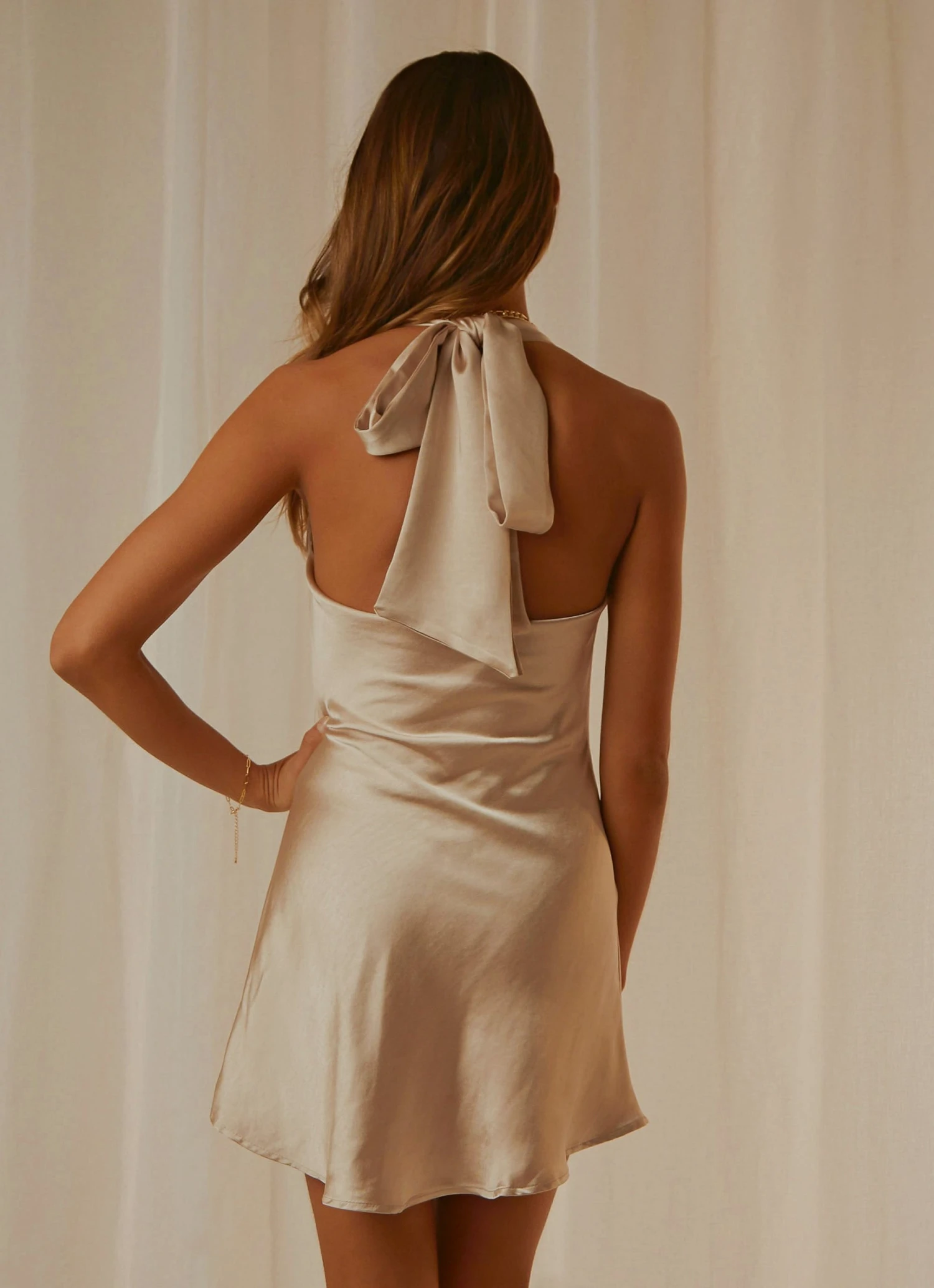 Peppermayo Love You Better Mini Dress - Beige New & Most Loved 8 Peppermayo Love You Better Mini Dress - Beige New & Most Loved