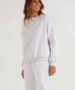 Peppermayo Exclusive It Crowd Crewneck - Grey Marle