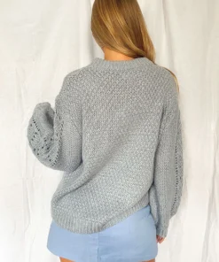 Peppermayo Cloud Nine Knit Jumper - Grey Blue 11 Peppermayo Cloud Nine Knit Jumper - Grey Blue