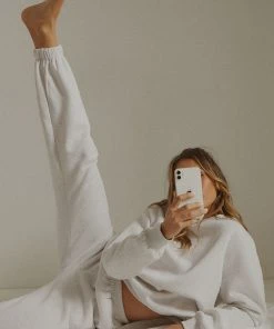 Peppermayo Exclusive It Crowd Trackpants - Grey Marle New & Most Loved