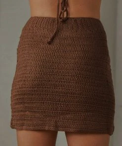 Peppermayo Exclusive Summer Style Crochet Skirt - Choc Brown 13 Peppermayo Exclusive Summer Style Crochet Skirt - Choc Brown