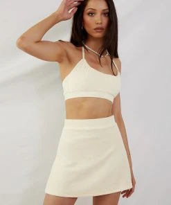 Peppermayo Exclusive St Moritz Terry Mini Skirt - Yellow New & Most Loved 11 Peppermayo Exclusive St Moritz Terry Mini Skirt - Yellow New & Most Loved