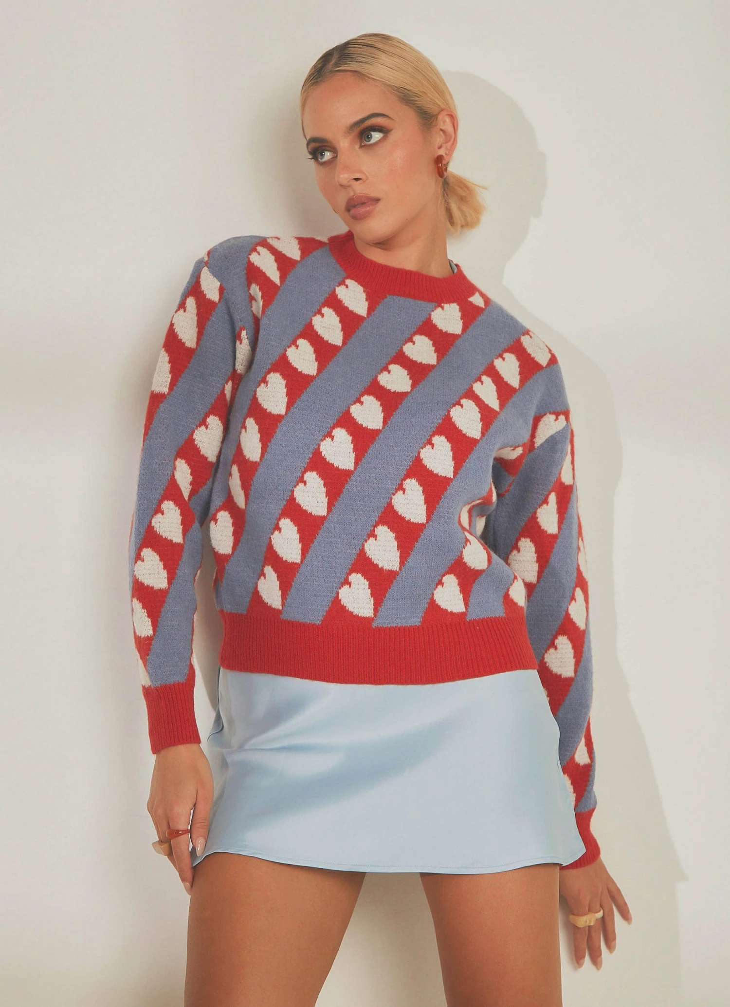 Peppermayo Home With You Knit Sweater - Red 3 Peppermayo Home With You Knit Sweater - Red