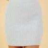Peppermayo Wild Heart Knit Skirt - Baby Blue 1 Peppermayo Wild Heart Knit Skirt - Baby Blue