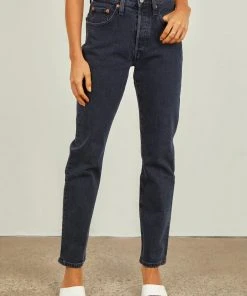 Levi's New & Most Loved 501 Crop Jeans - Deep Dark