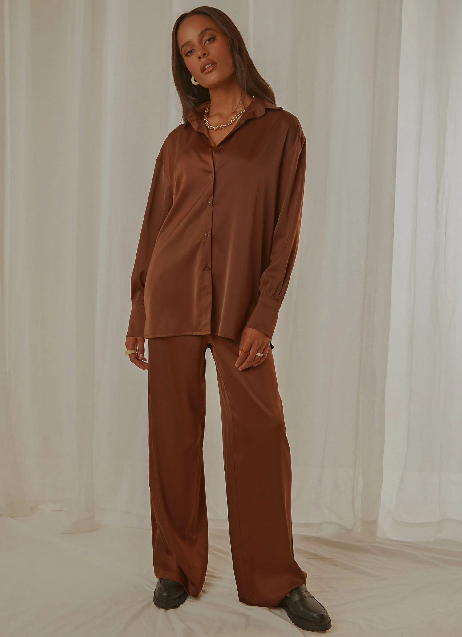 Peppermayo Exclusive New & Most Loved Monet Oversized Shirt - Choc Brown 5 Peppermayo Exclusive New & Most Loved Monet Oversized Shirt - Choc Brown