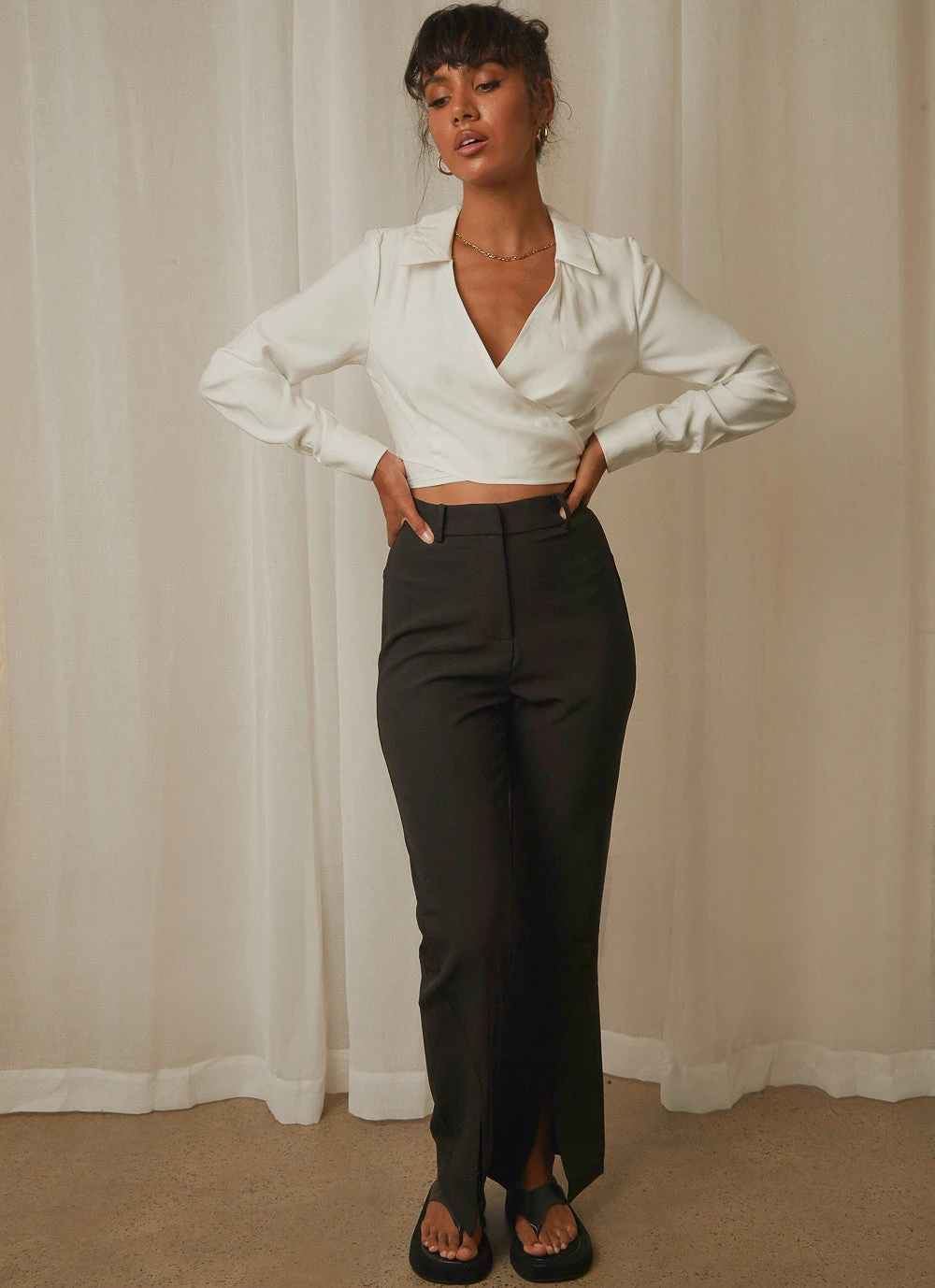 4th & Reckless Wyatt Shirt - White 6 4th & Reckless Wyatt Shirt - White