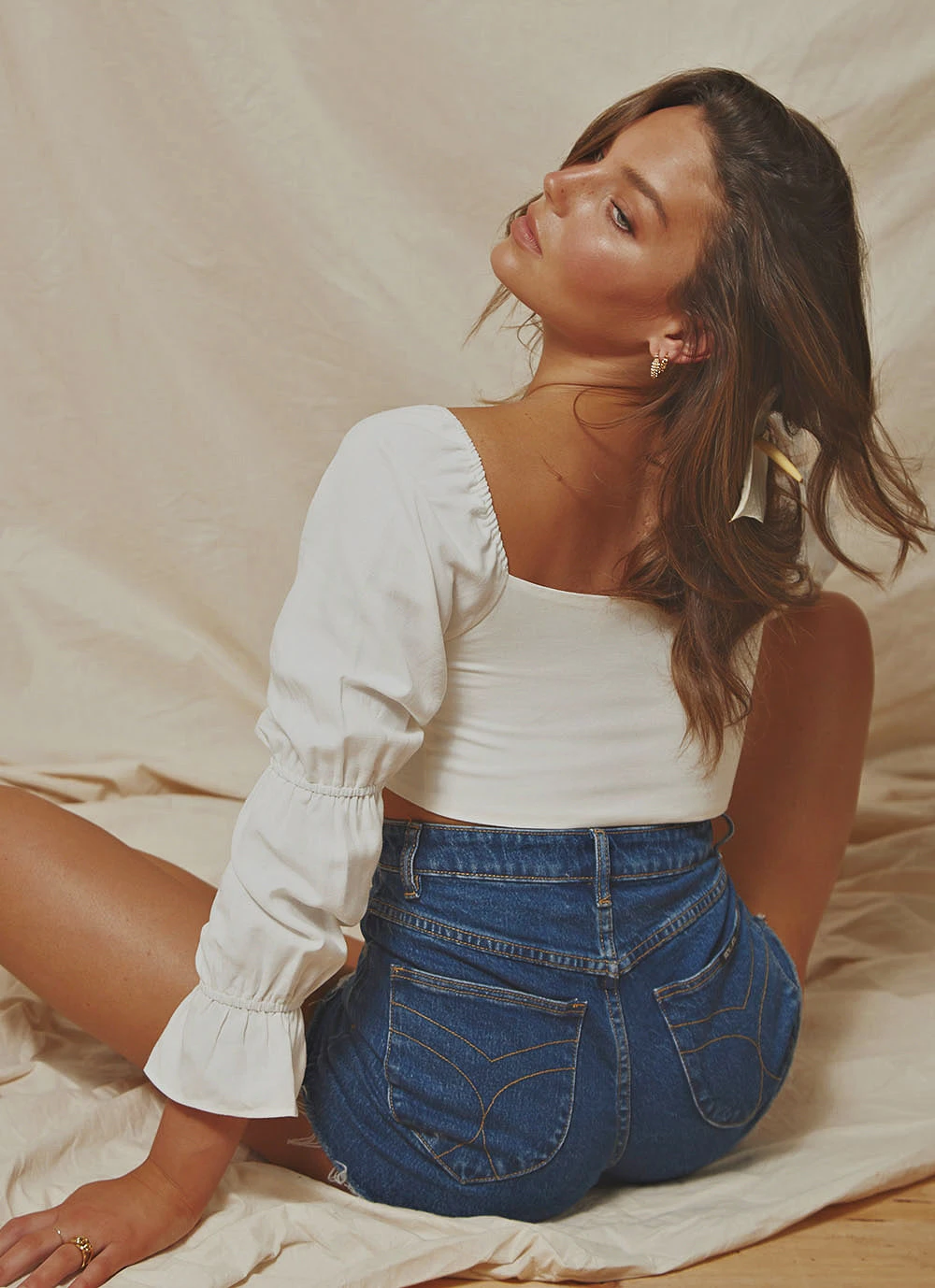 Rolla's Original Short - Eco Natalie Blue Rolla's Original Short - Eco Natalie Blue