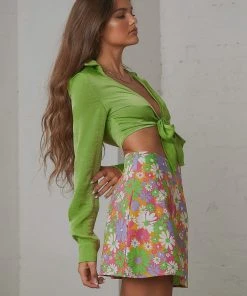 Peppermayo Exclusive Sahara Tie Top - Lime 9 Peppermayo Exclusive Sahara Tie Top - Lime