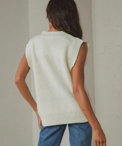 Peppermayo Everything About You Knit Vest - White 11 Peppermayo Everything About You Knit Vest - White
