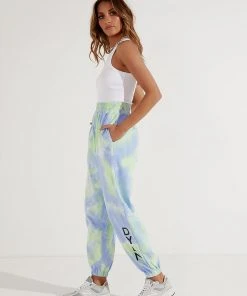 BY DYLN New & Most Loved Hudson Trackpant - Tie Dye