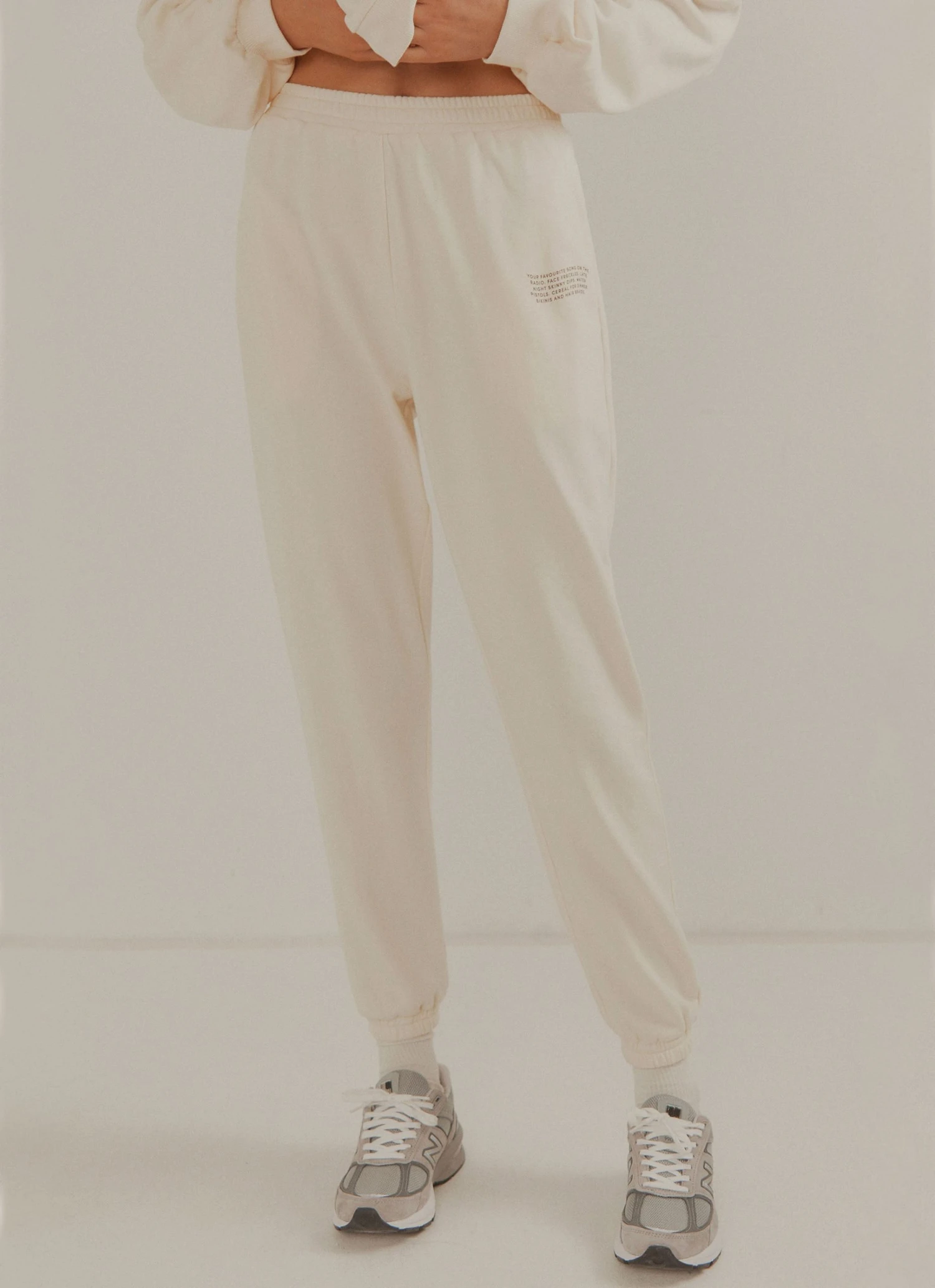 Vacancy Supply New & Most Loved Holiday House Sweatpant - Coconut Milk Vacancy Supply New & Most Loved Holiday House Sweatpant - Coconut Milk