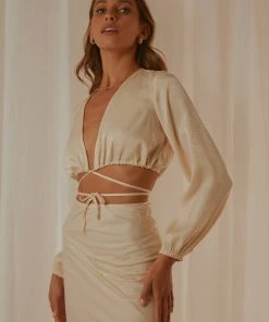 Peppermayo Exclusive Soleil Tie Top - Ivory 8 Peppermayo Exclusive Soleil Tie Top - Ivory