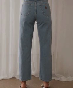 Abrand A Venice Straight Jeans - Waterfalls Blue 10 Abrand A Venice Straight Jeans - Waterfalls Blue