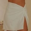 Peppermayo Exclusive European Edition Mini Skirt - White 1 Peppermayo Exclusive European Edition Mini Skirt - White