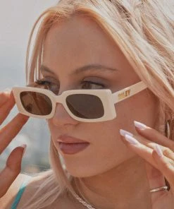Riley Hubatka X Peppermayo New & Most Loved Join The Holiday Sunglasses - Ivory