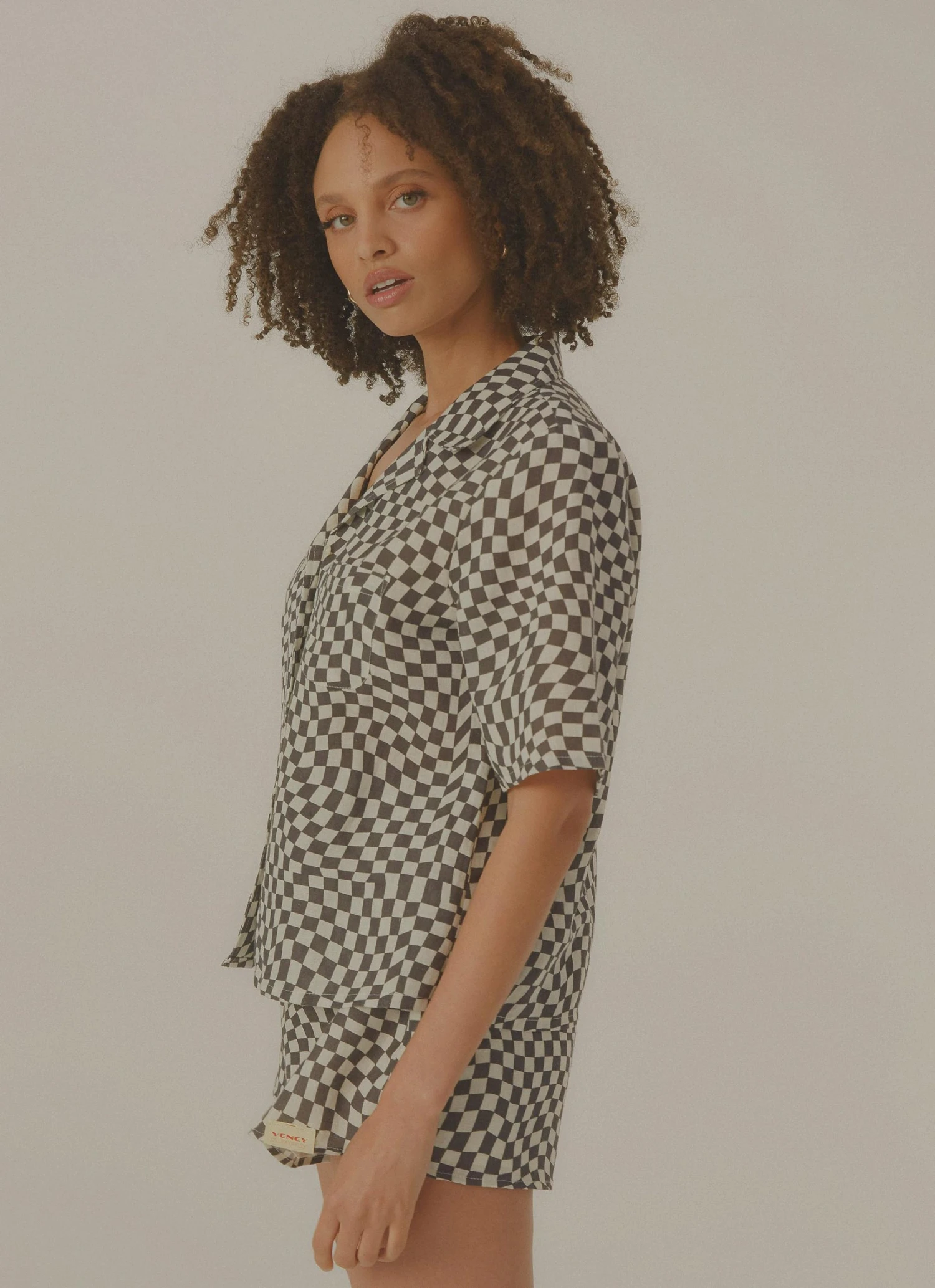 Vacancy Supply Turbocharge Organic Linen Shirt - Charcoal-White New & Most Loved 6 Vacancy Supply Turbocharge Organic Linen Shirt - Charcoal-White New & Most Loved