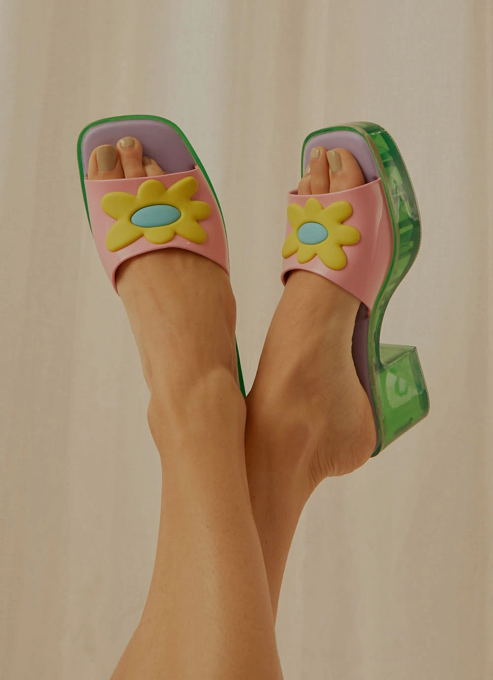 Melissa X Lazy Oaf Pink Shape Sandal - Pink 4 Melissa X Lazy Oaf Pink Shape Sandal - Pink