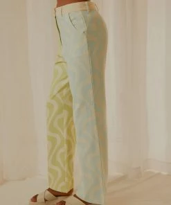 Peppermayo Exclusive Ma Belle Pants - Ocean Wave New & Most Loved