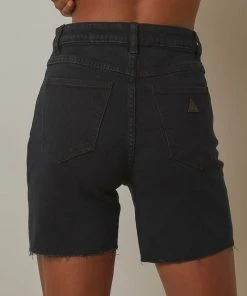 Abrand A Claudia Cut Off Shorts - Dead Of Night