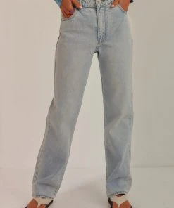 Rolla's New & Most Loved Original Straight Jean - Sunbleach