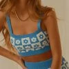 Peppermayo Exclusive Remix It Knit Crop - Mod Blue Floral 1 Peppermayo Exclusive Remix It Knit Crop - Mod Blue Floral