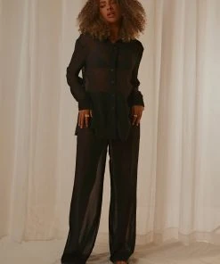 4th & Reckless Darcie Trouser - Black New & Most Loved 10 4th & Reckless Darcie Trouser - Black New & Most Loved