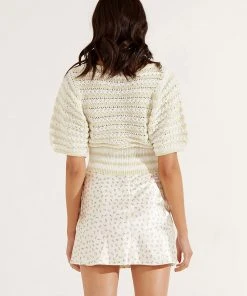 Peppermayo Vintage Vibes Knit Crop - Sage New & Most Loved