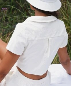 Peppermayo Exclusive New & Most Loved Wanderer Cord Crop - White