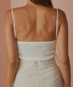 Peppermayo Coffee And Croissants Crop - White New & Most Loved 11 Peppermayo Coffee And Croissants Crop - White New & Most Loved