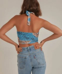 Peppermayo Hyperparadise Crop Top - Blue Multi New & Most Loved 11 Peppermayo Hyperparadise Crop Top - Blue Multi New & Most Loved