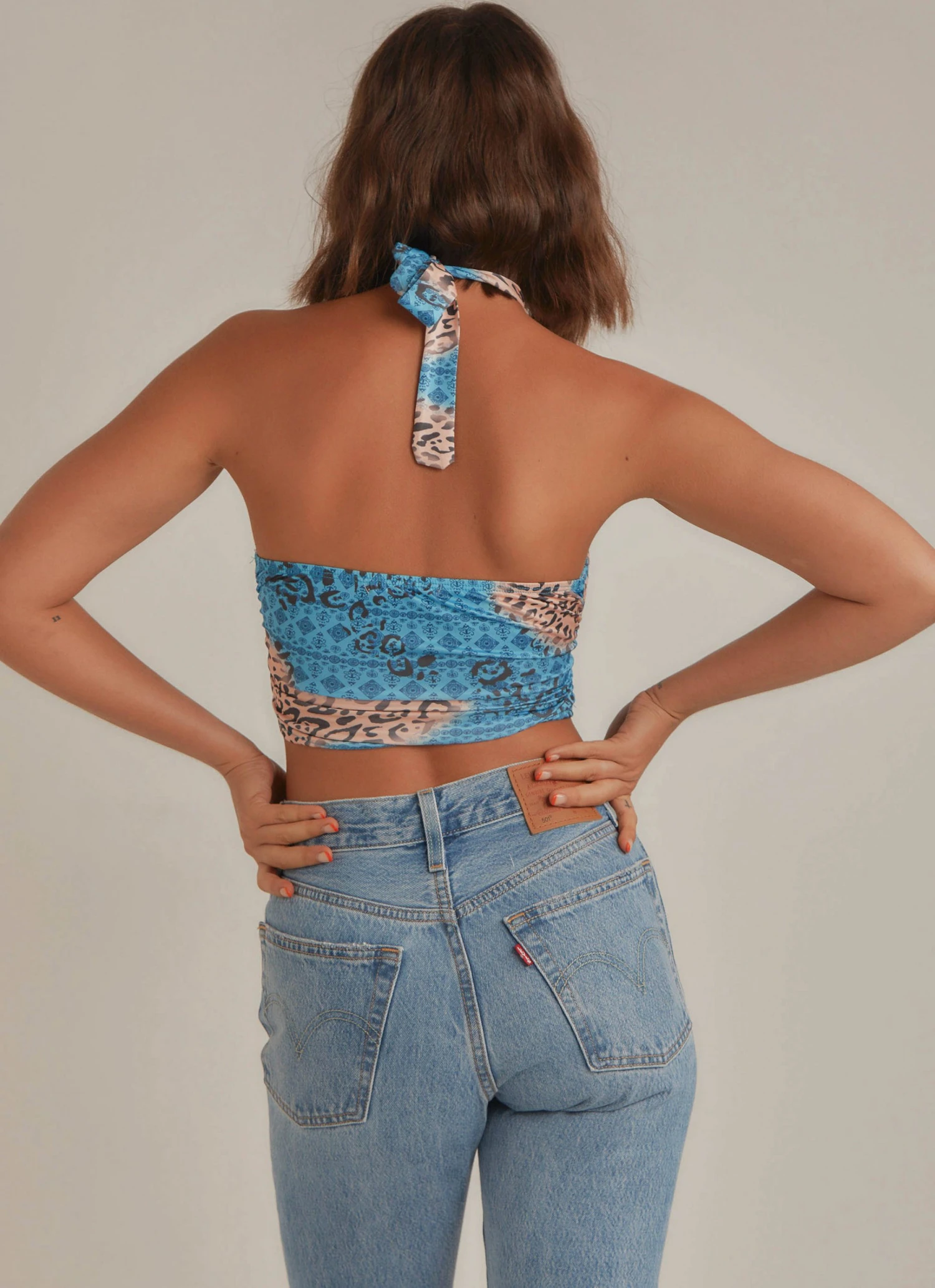 Peppermayo Hyperparadise Crop Top - Blue Multi New & Most Loved 7 Peppermayo Hyperparadise Crop Top - Blue Multi New & Most Loved