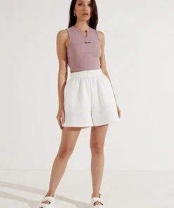 Afends Tamra Sleeveless Top - Smokey Rose 9 Afends Tamra Sleeveless Top - Smokey Rose