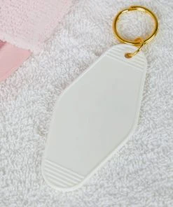 Vacancy Supply Room 115 Keyring - White New & Most Loved