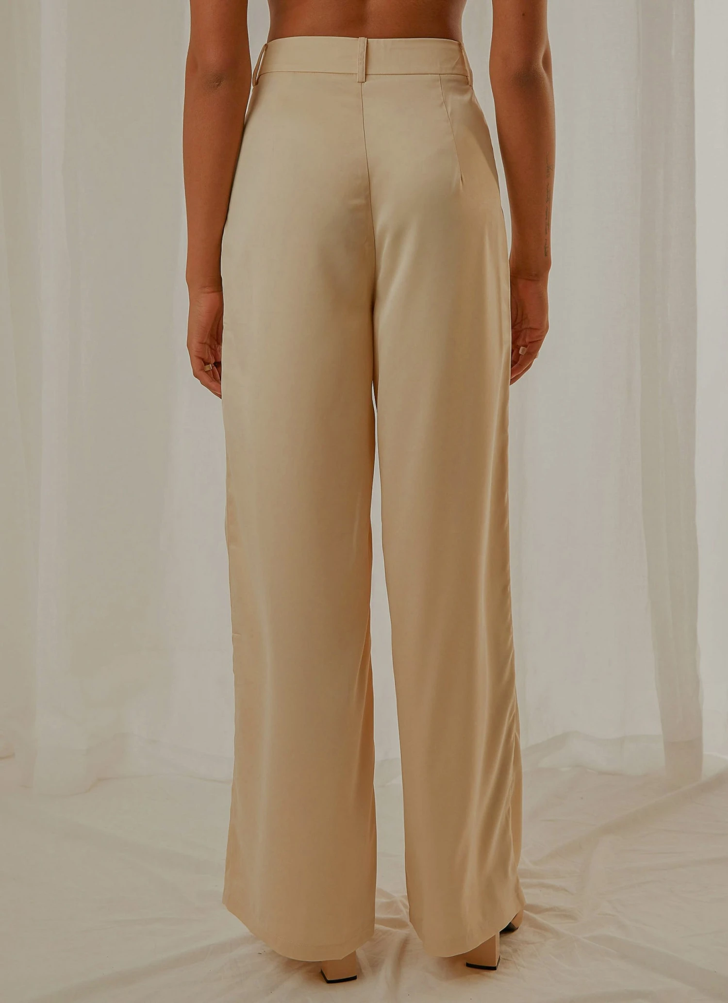 Peppermayo Exclusive New & Most Loved Milano Satin Pant - Ivory 7 Peppermayo Exclusive New & Most Loved Milano Satin Pant - Ivory