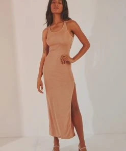 Peppermayo Aura Midi Dress - Beige New & Most Loved 9 Peppermayo Aura Midi Dress - Beige New & Most Loved