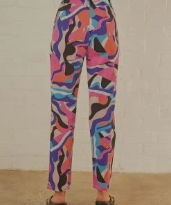 Peppermayo Exclusive Electric Avenue Pants - 80s Retro