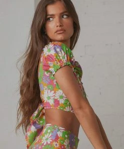 Peppermayo Exclusive New & Most Loved Brady Crop Top - 70s Floral 12 Peppermayo Exclusive New & Most Loved Brady Crop Top - 70s Floral